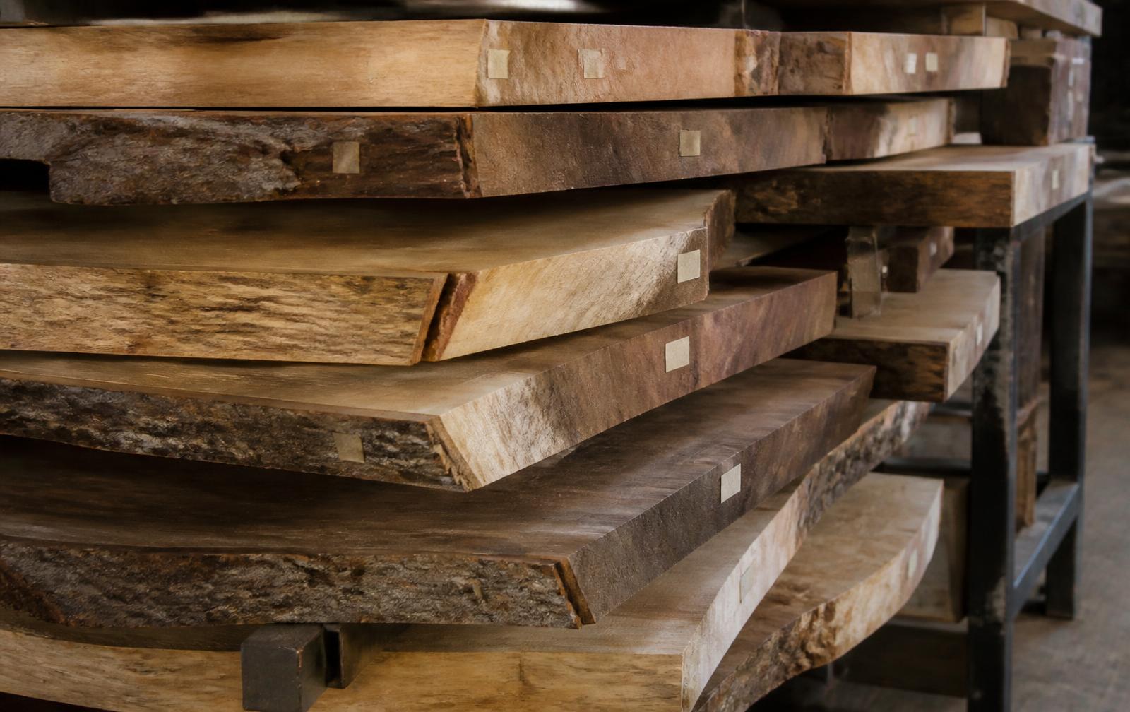 White Ash Live-Edge Slab #A-602