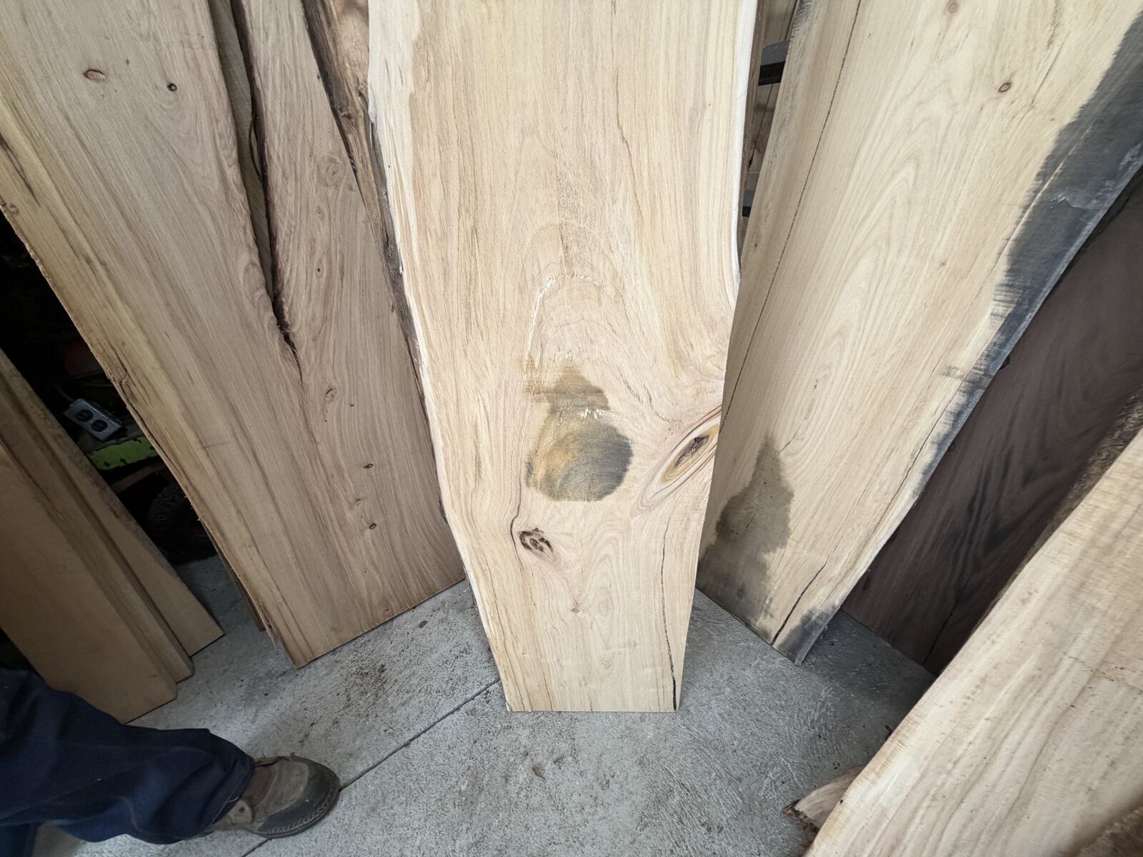 Slab and lumber available at John's Urban Timber, Whitmore Lake MI