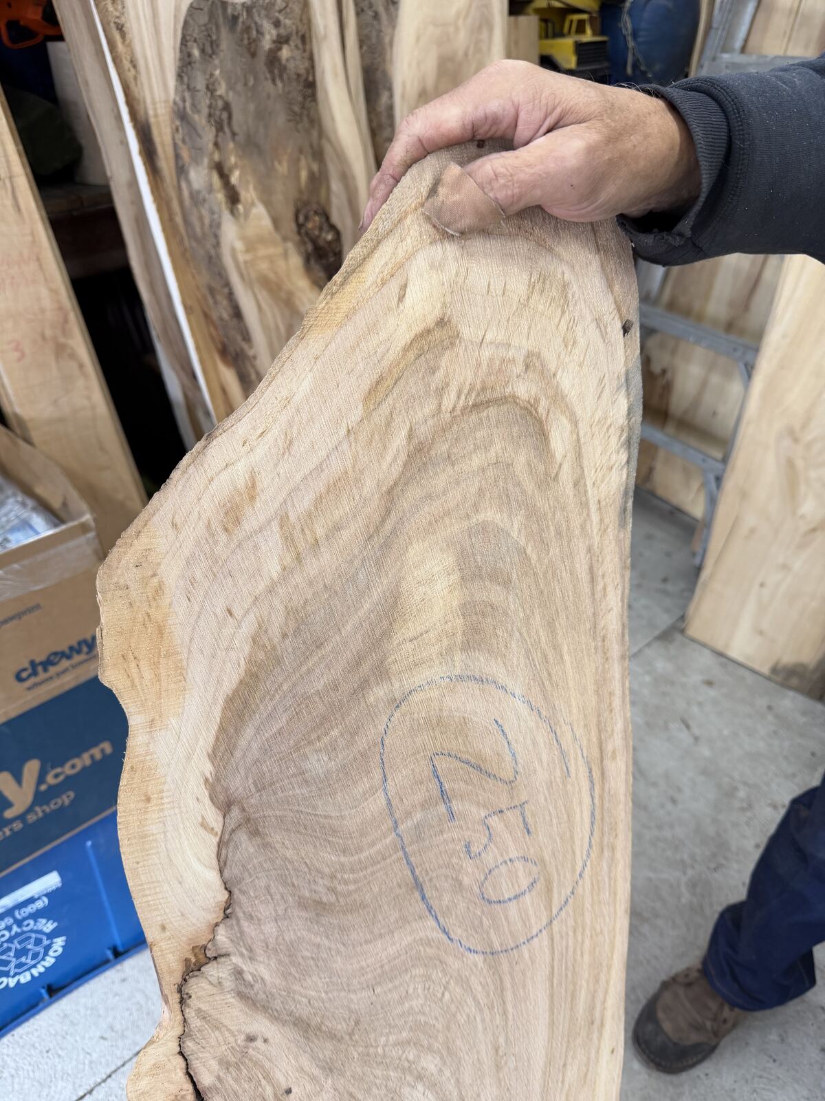 Slab and lumber available at John's Urban Timber, Whitmore Lake MI