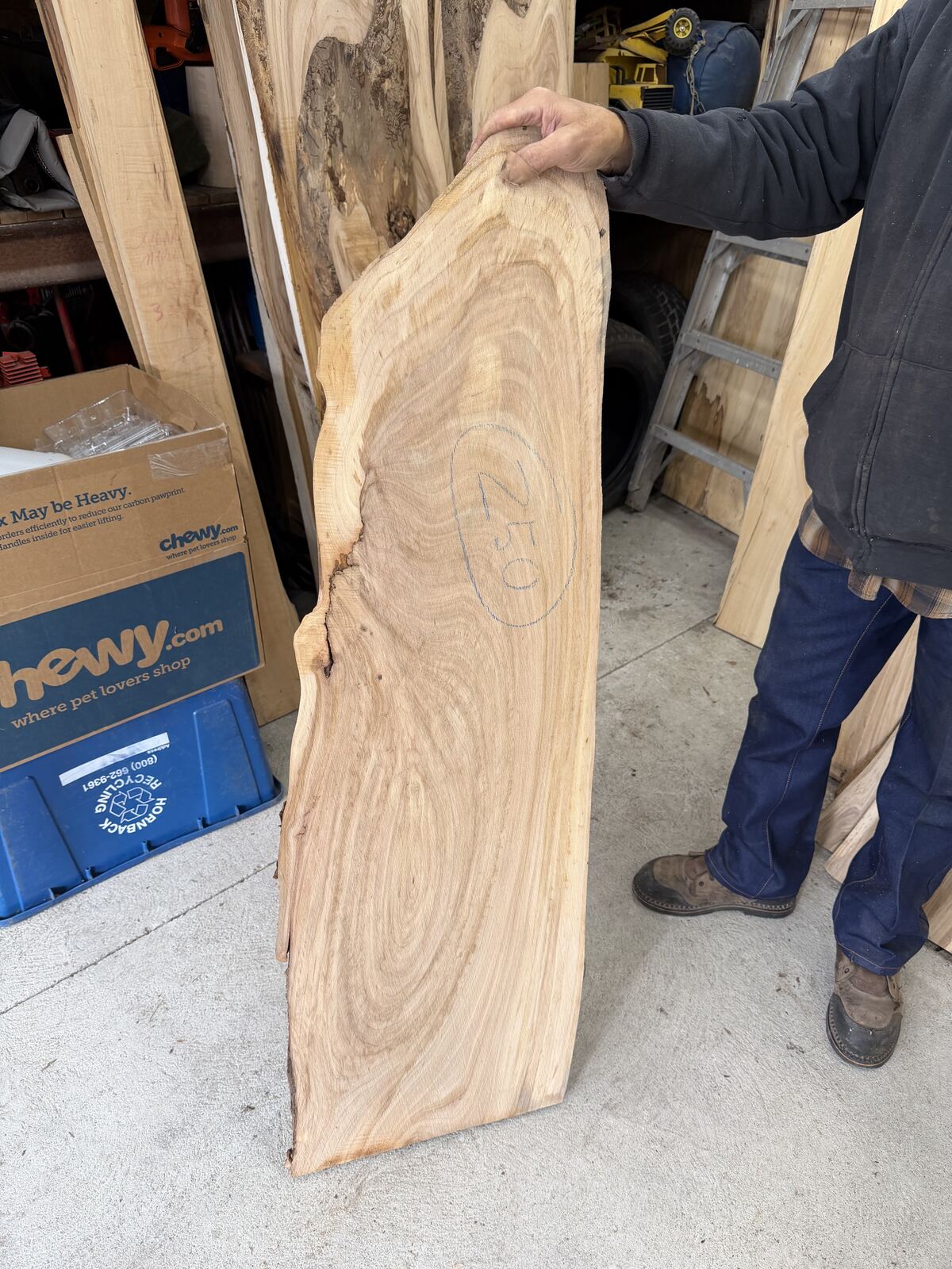 Slab and lumber available at John's Urban Timber, Whitmore Lake MI