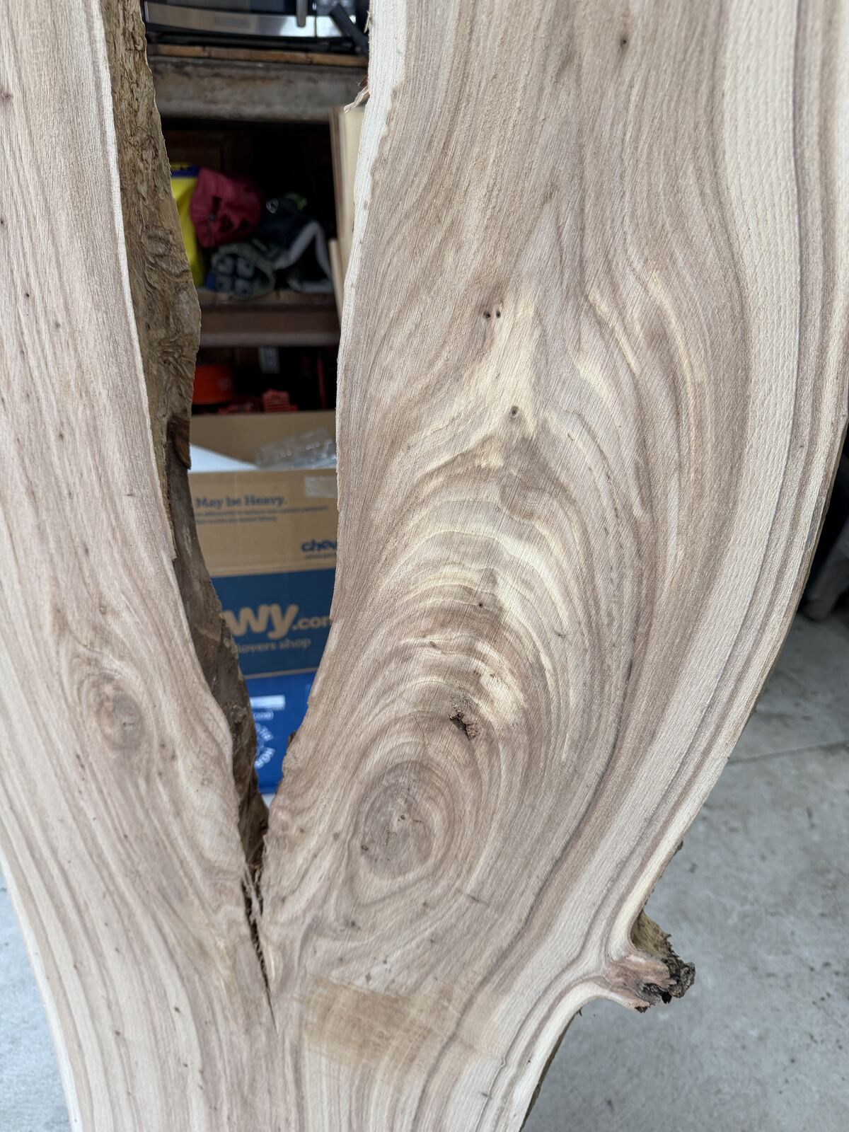 Slab and lumber available at John's Urban Timber, Whitmore Lake MI