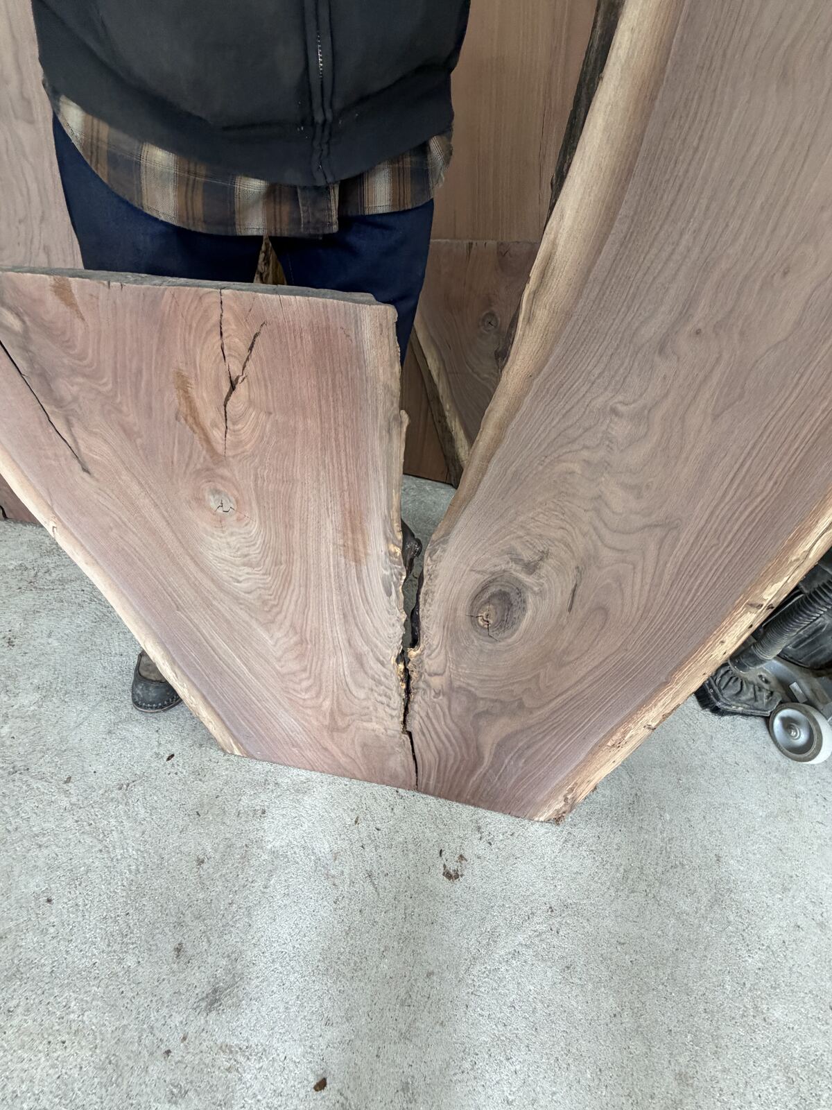 Slab and lumber available at John's Urban Timber, Whitmore Lake MI