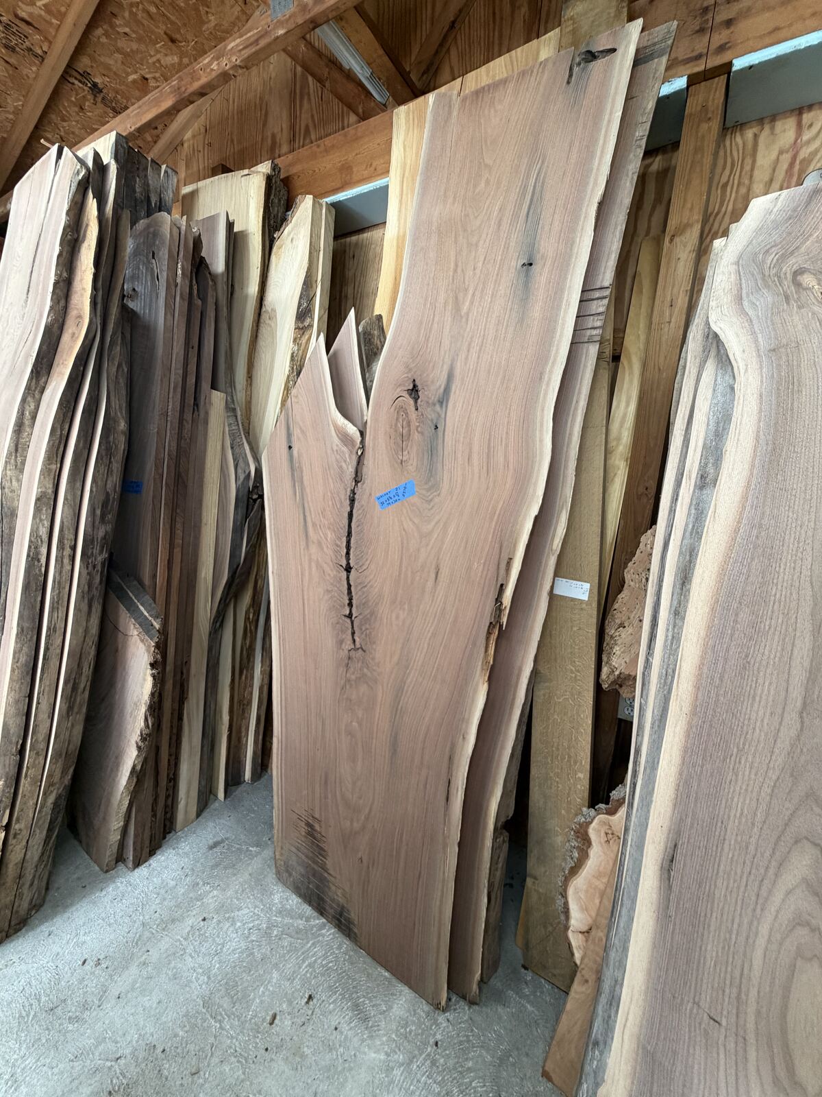 Slab and lumber available at John's Urban Timber, Whitmore Lake MI