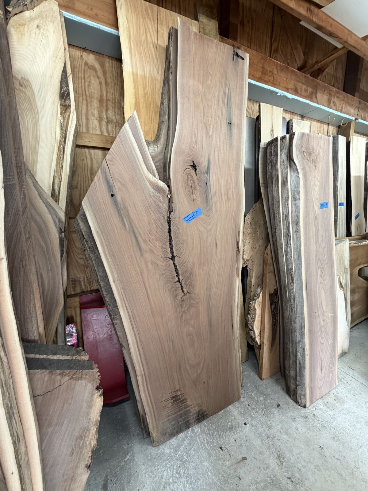 Slab and lumber available at John's Urban Timber, Whitmore Lake MI