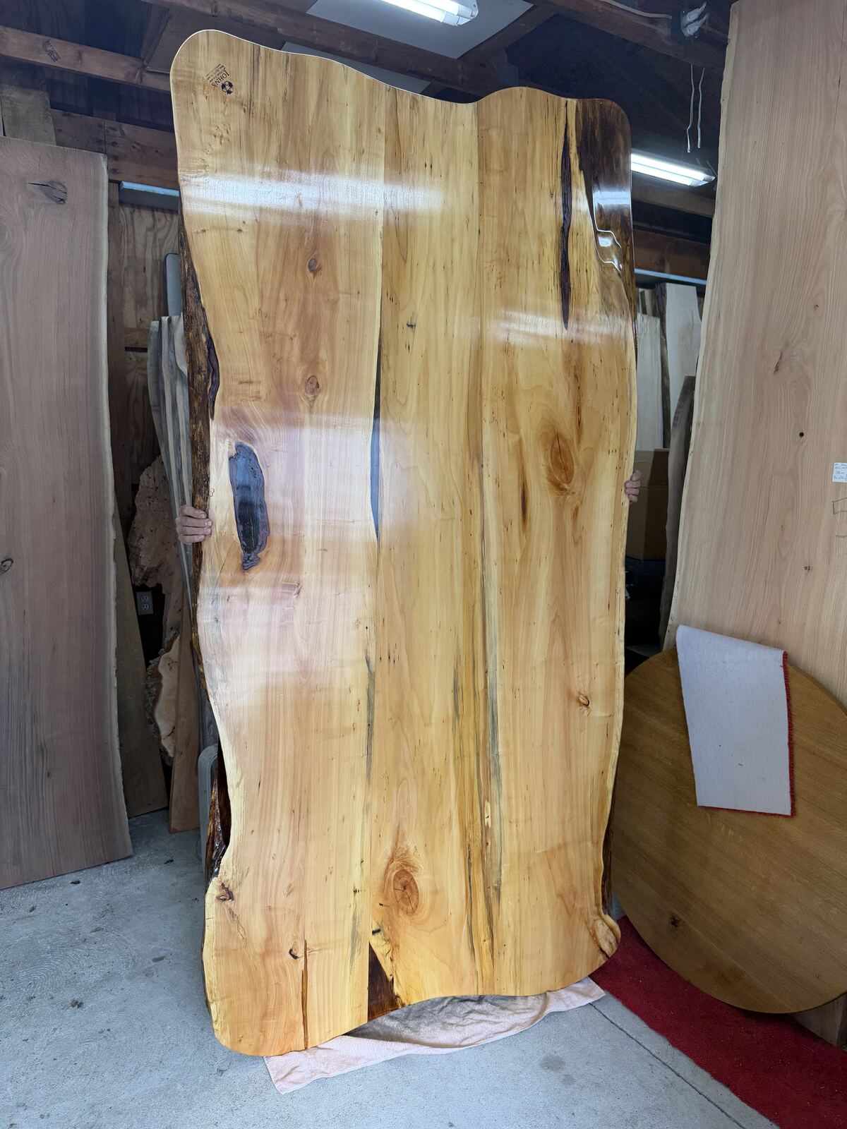 Slab and lumber available at John's Urban Timber, Whitmore Lake MI