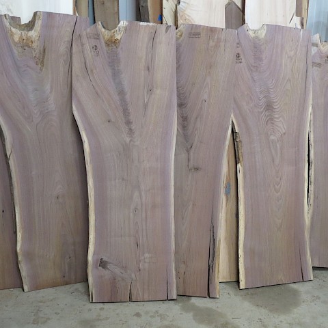6 new crotch pieces of walnut, many bookmatch possibilities. Up to 23" wide x 5' tall.  9/9/21